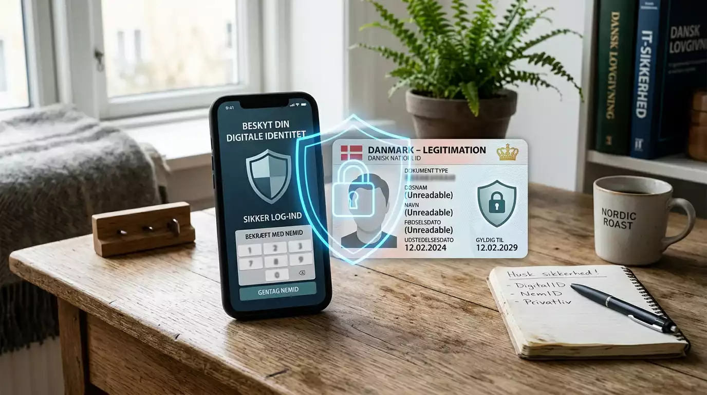 Sikker håndtering af MitID og dokumenter ved en digital konto